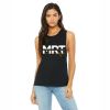 MRT Black Women's Flowy Muscle Tank Photo 1