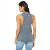 MRT Women's Flowy Muscle Tank (Black and Gray) Photo 5