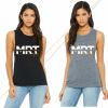 MRT Women's Flowy Muscle Tank (Black and Gray) Photo 1