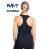 Push Your Limits Women's Navy Racerback Tank Photo 2