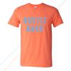 Hustle Hard Orange Soft Tee Photo 1